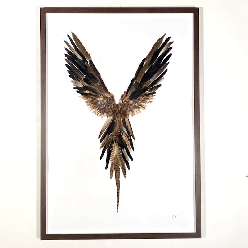 Angelwings Fjädertavla - SÅLD