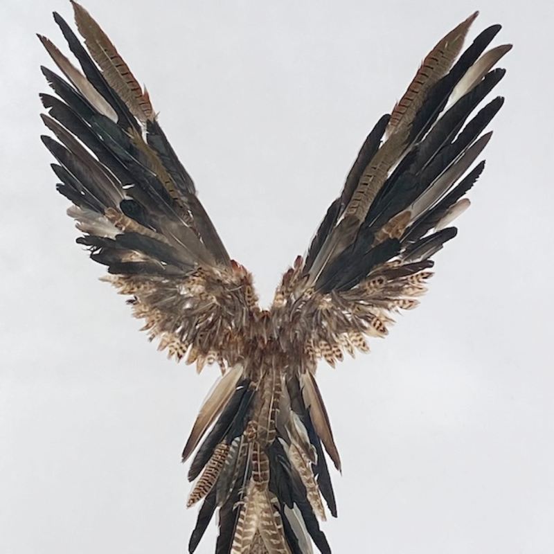 Angelwings Fjädertavla - SÅLD