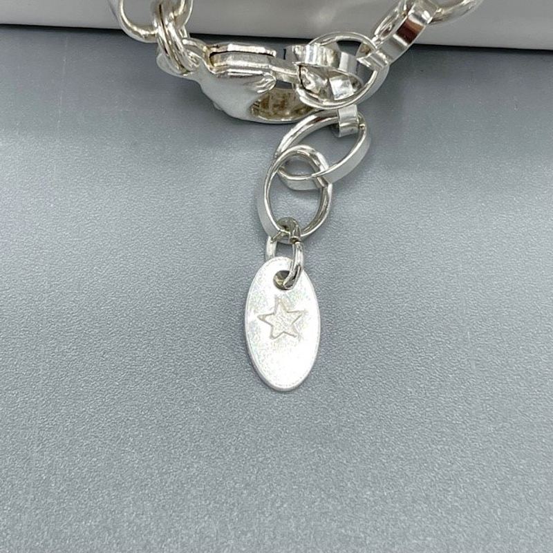 Silverarmband i ärtlänk