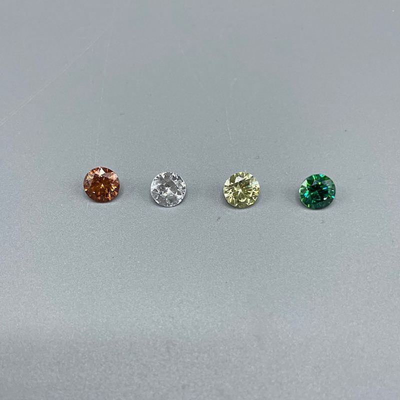 stilrent Smyckeset i olika färger (ringsten 6 mm)