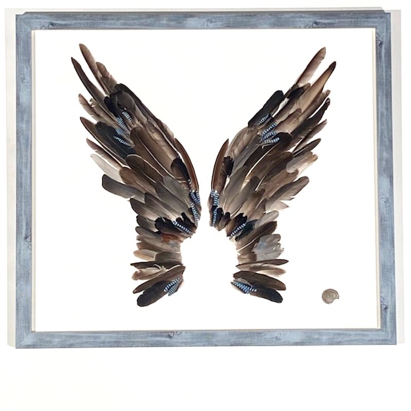 Blue wing 74x65 - SÅLD!