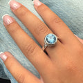 Azure Halo ring