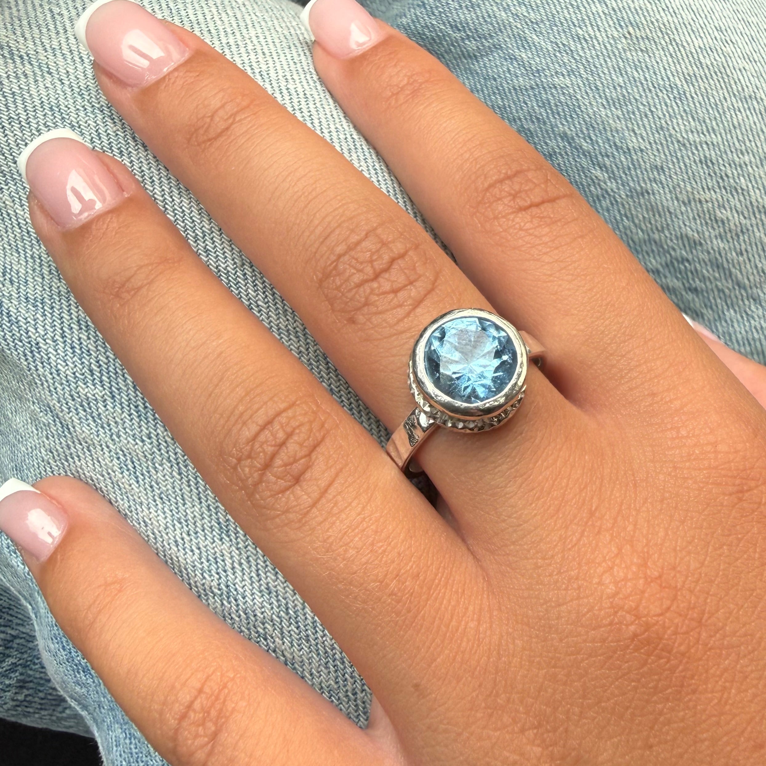 Azure Halo ring