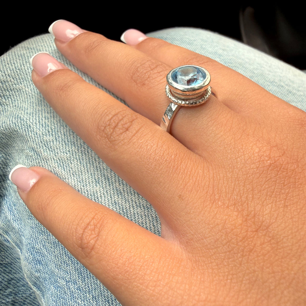 Azure Halo ring