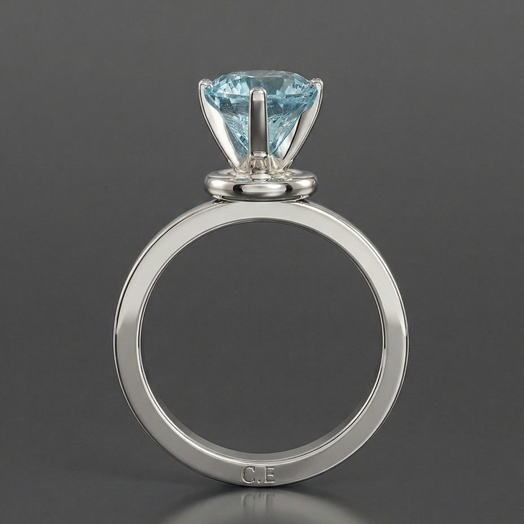 Victoria med Snurrbar Ring under Stenen