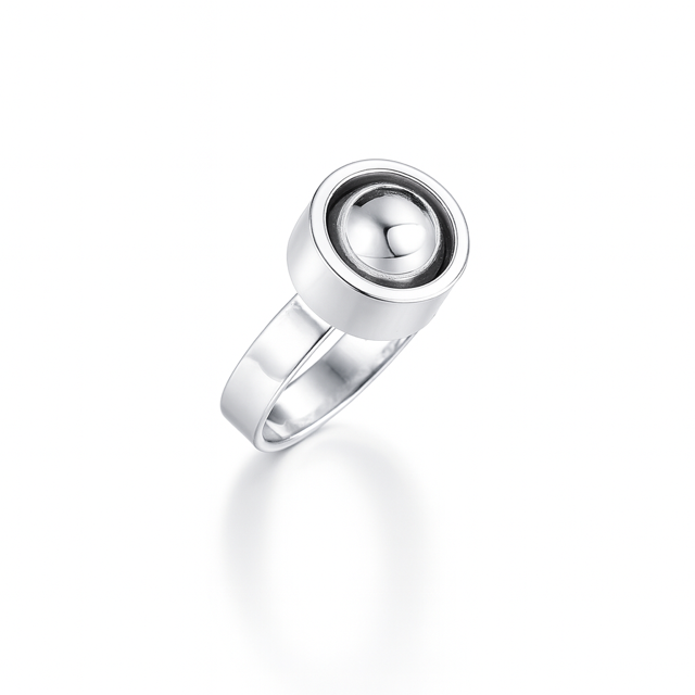 Stressring i silver