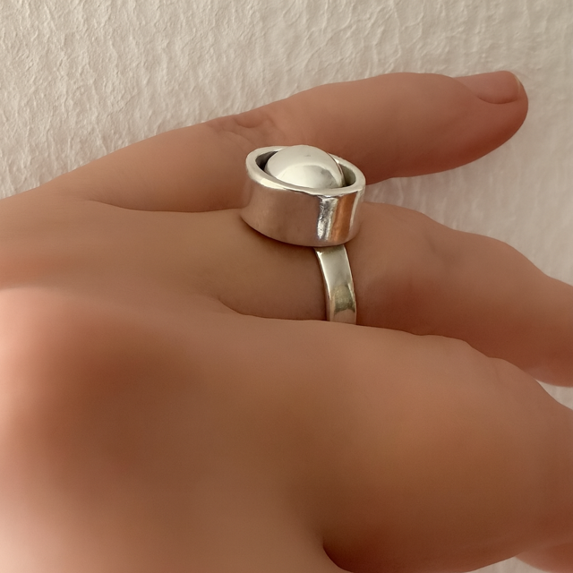 stressring i silver