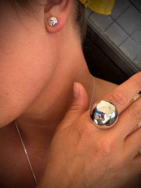 Handgjort silverset Fullmåne – Matterat eller blankt 925 sterlingsilver.