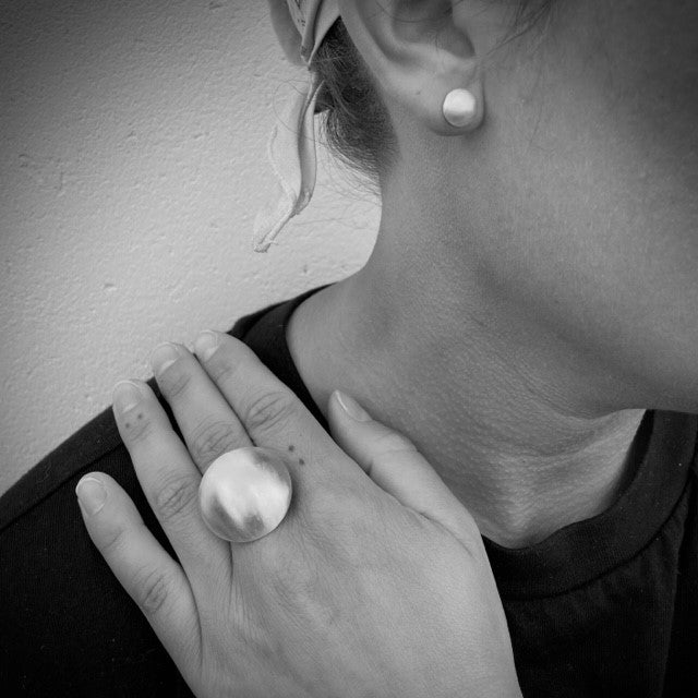 Handgjort silverset Fullmåne – Matterat eller blankt 925 sterlingsilver.